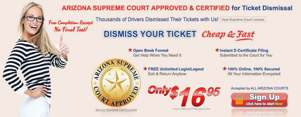 Arizona approved defensive driving online